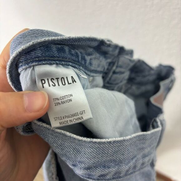 Pistola Revolve High Rise Light Wash Skinny Jeans Size 28 - Picture 7 of 7